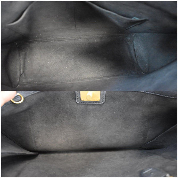 Louis Vuitton Lockmeto Canvas Interior Tote Bag Black