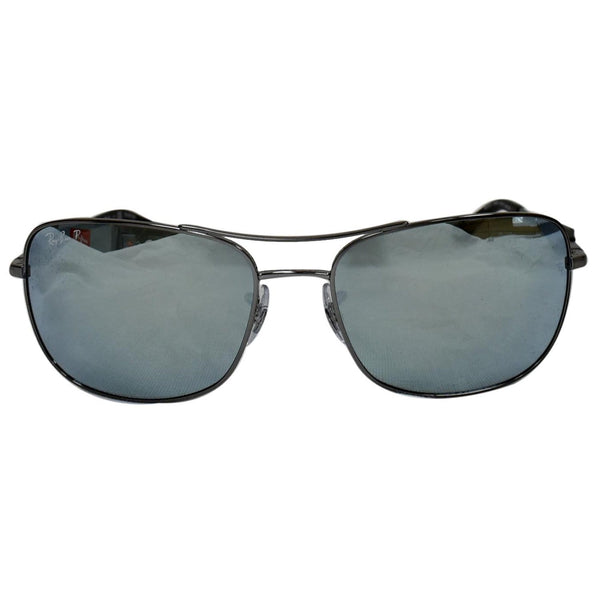 RAY-BAN RB3515 004/Y4 Sunglasses Green Mirror Silver Polarized Lens