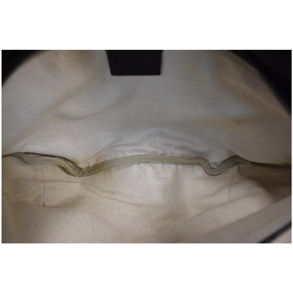 GUCCI Print Medium Leather Belt Bag Black 530412