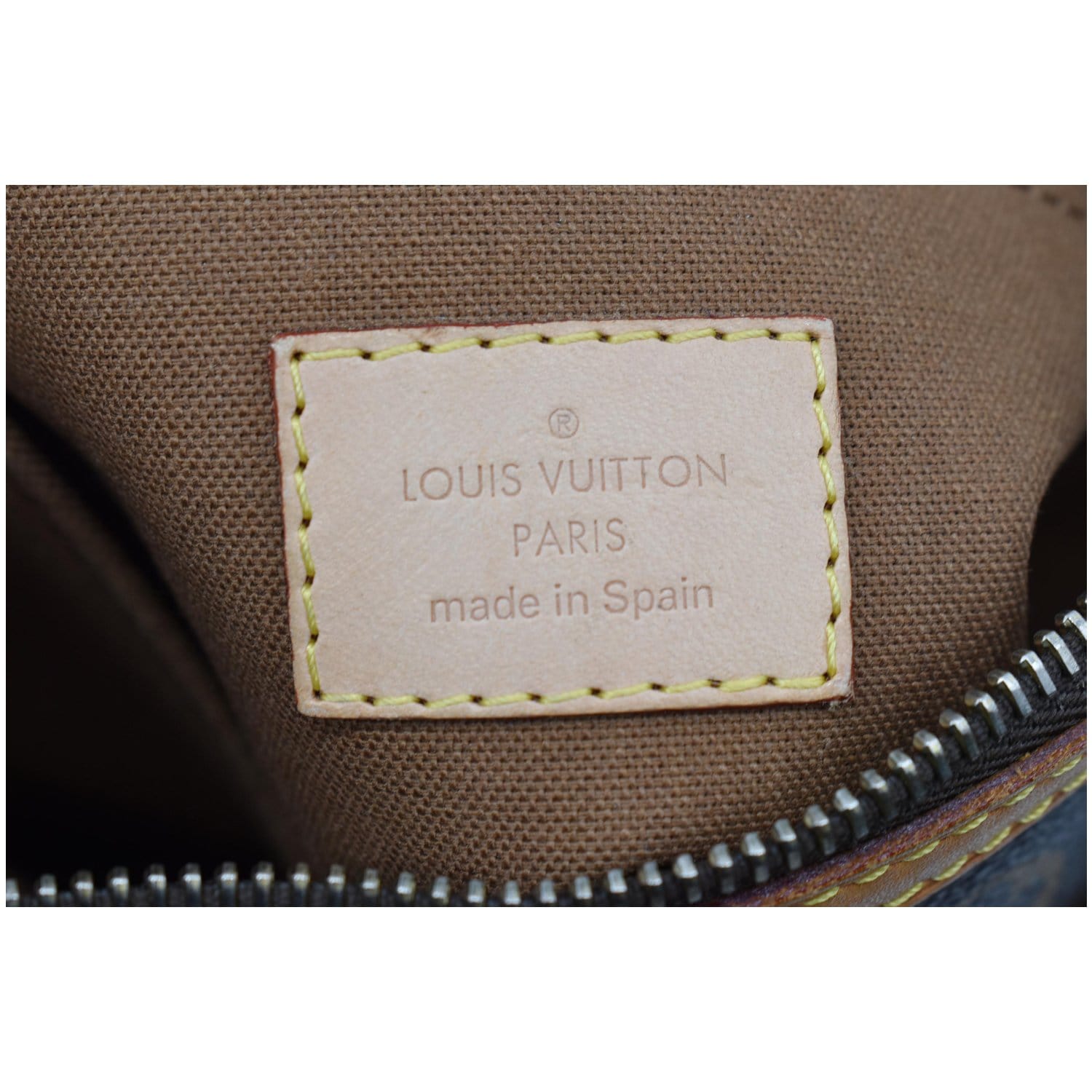 Auth Louis Vuitton Odeon PM Monogram M56390 Dust Bag Invoice Barcode Tag  LD468