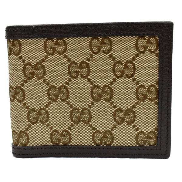 Gucci Bi-fold GG Canvas Wallet Beige - backside preview