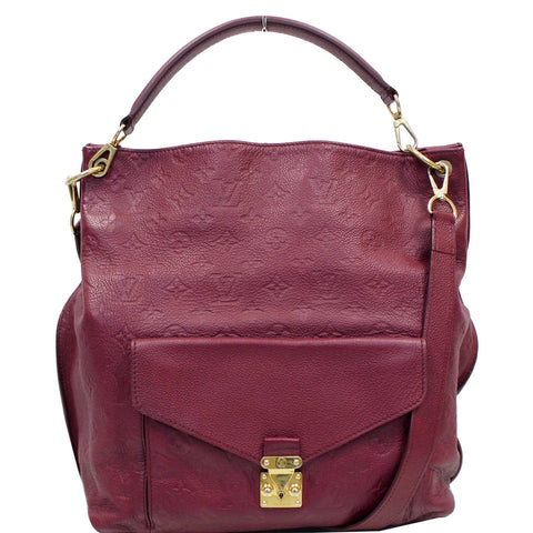 LOUIS VUITTON Metis Hobo Monogram Empreinte Shoulder Bag Mulberry
