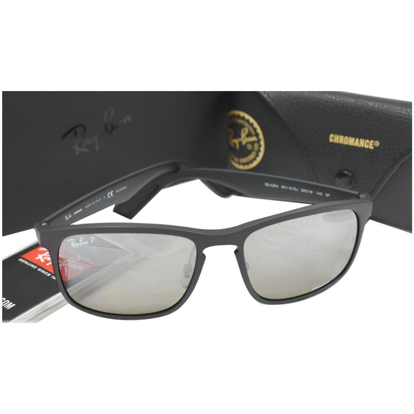 RAY-BAN RB4264-601S/5J Sunglasses Silver Mirror Polarized Chromance Lens