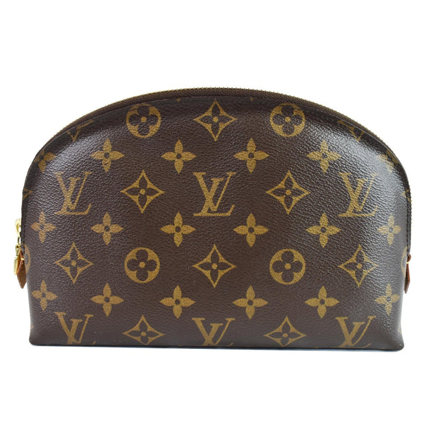 LOUIS VUITTON Monogram Canvas Cosmetic Pouch Brown