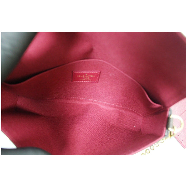 Louis Vuitton Pochette Felicie pink interior Bag 
