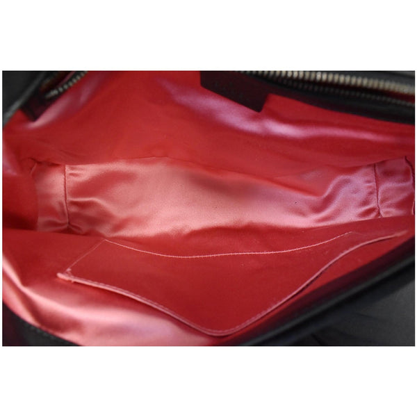 GUCCI Blind For Love Marmont Embroidered Velvet Shoulder Bag Black 443496