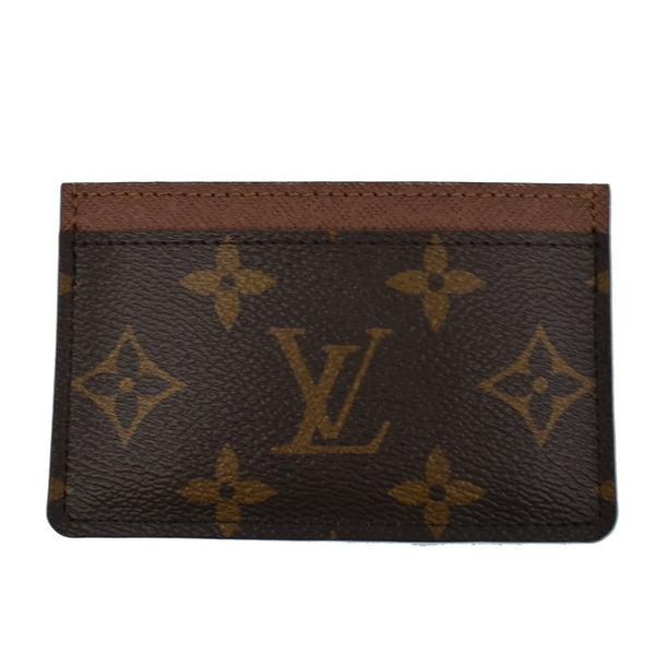 Louis Vuitton Monogram Canvas Card Holder Brown - LV printed