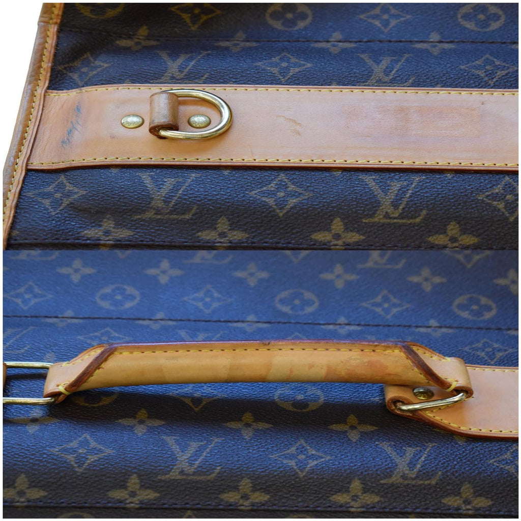 LOUIS VUITTON Monogram Canvas Garment Carrier Bag Brown