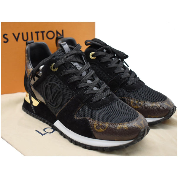 Louis Vuitton Runaway Sneakers Suede Leather Black/Brown