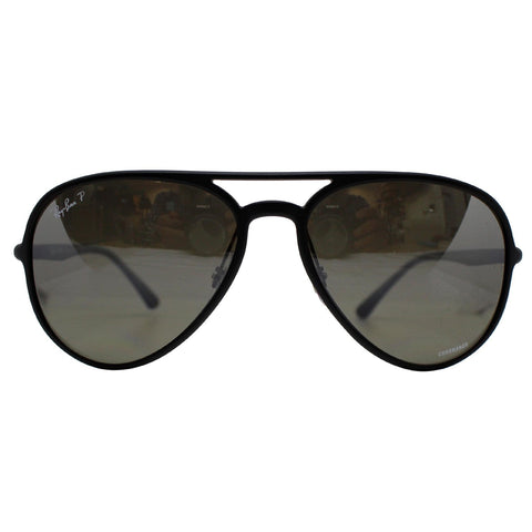 RAY-BAN RB4320CH-601S/5J Sunglasses Silver Mirror Polarized Chromance Lens