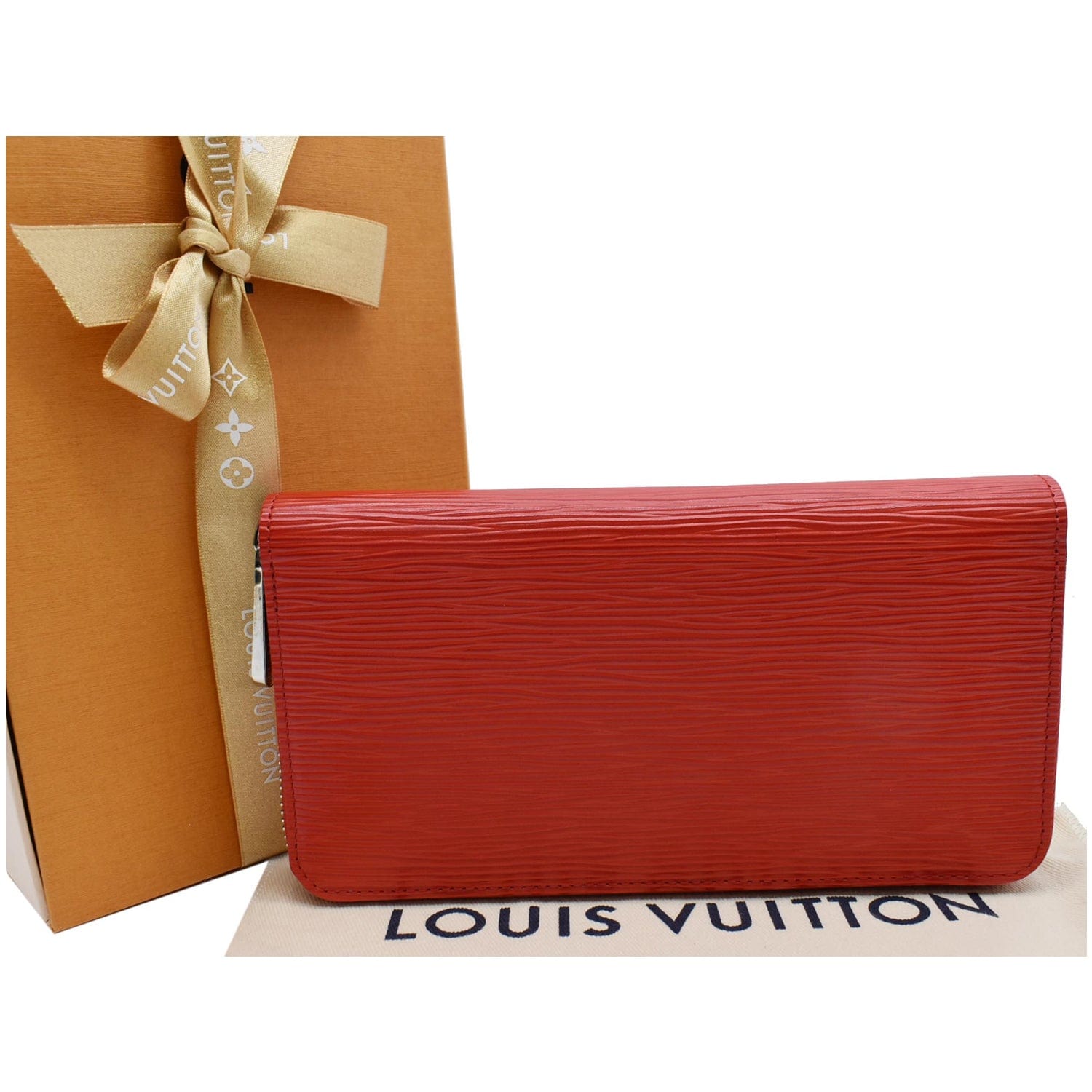 Louis Vuitton, Bags, 996 Authentic Louis Vuitton Red Epi Leather Mens  Wallet
