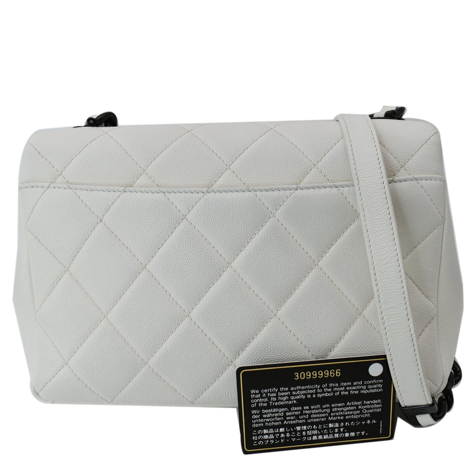 Chanel My Everything Flap Bag Quilted Caviar Medium at 1stDibs