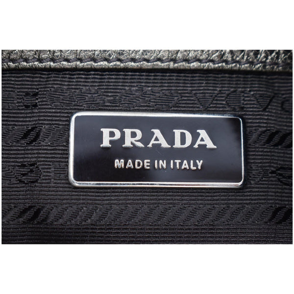 Prada Vitello Daino Leather Hobo Bag  Gold - made in Italy