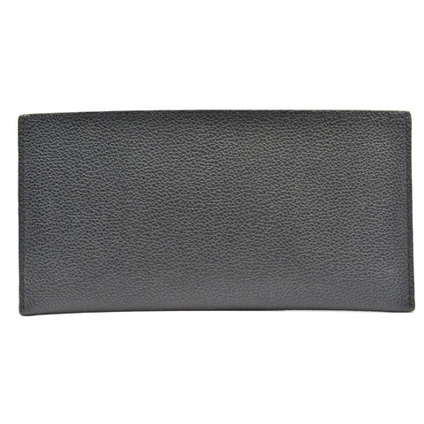 LOUIS VUITTON Felicie Insert Leather Wallet Black