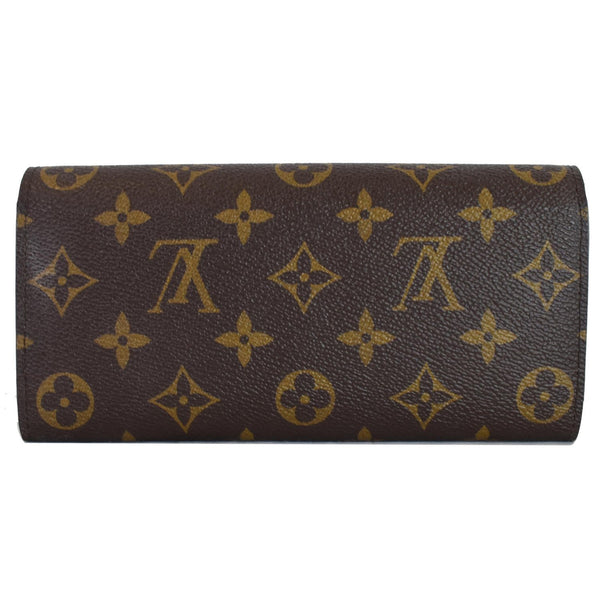 Louis Vuitton Emilie Monogram Canvas Wallet Back side