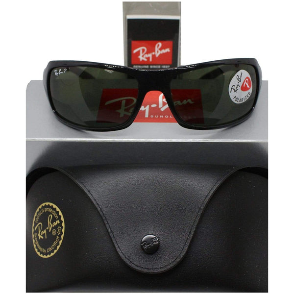 Ray-Ban Sunglasses glossy black frame Polarized Lenses