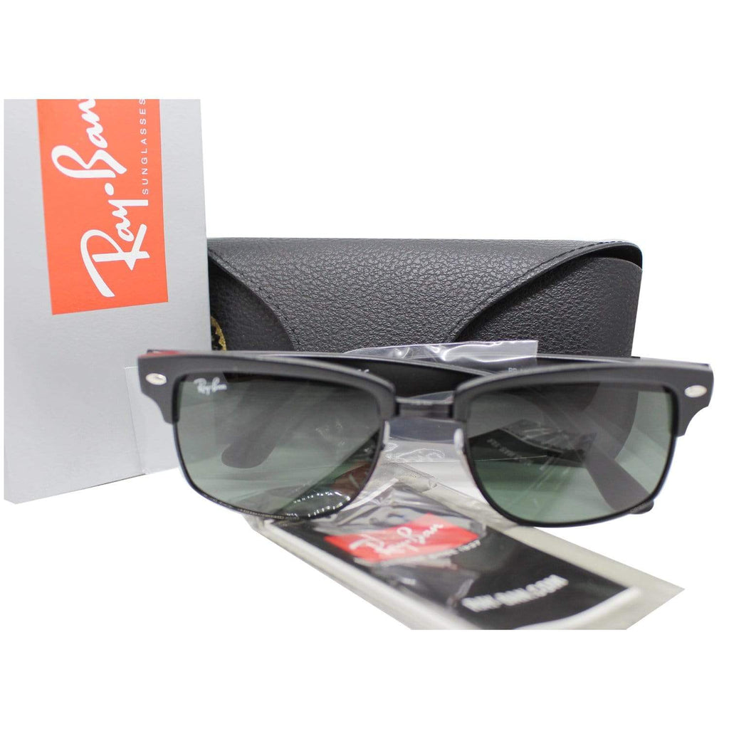 Ray-Ban Clubmaster Square Sunglasses Crystal Green Lens