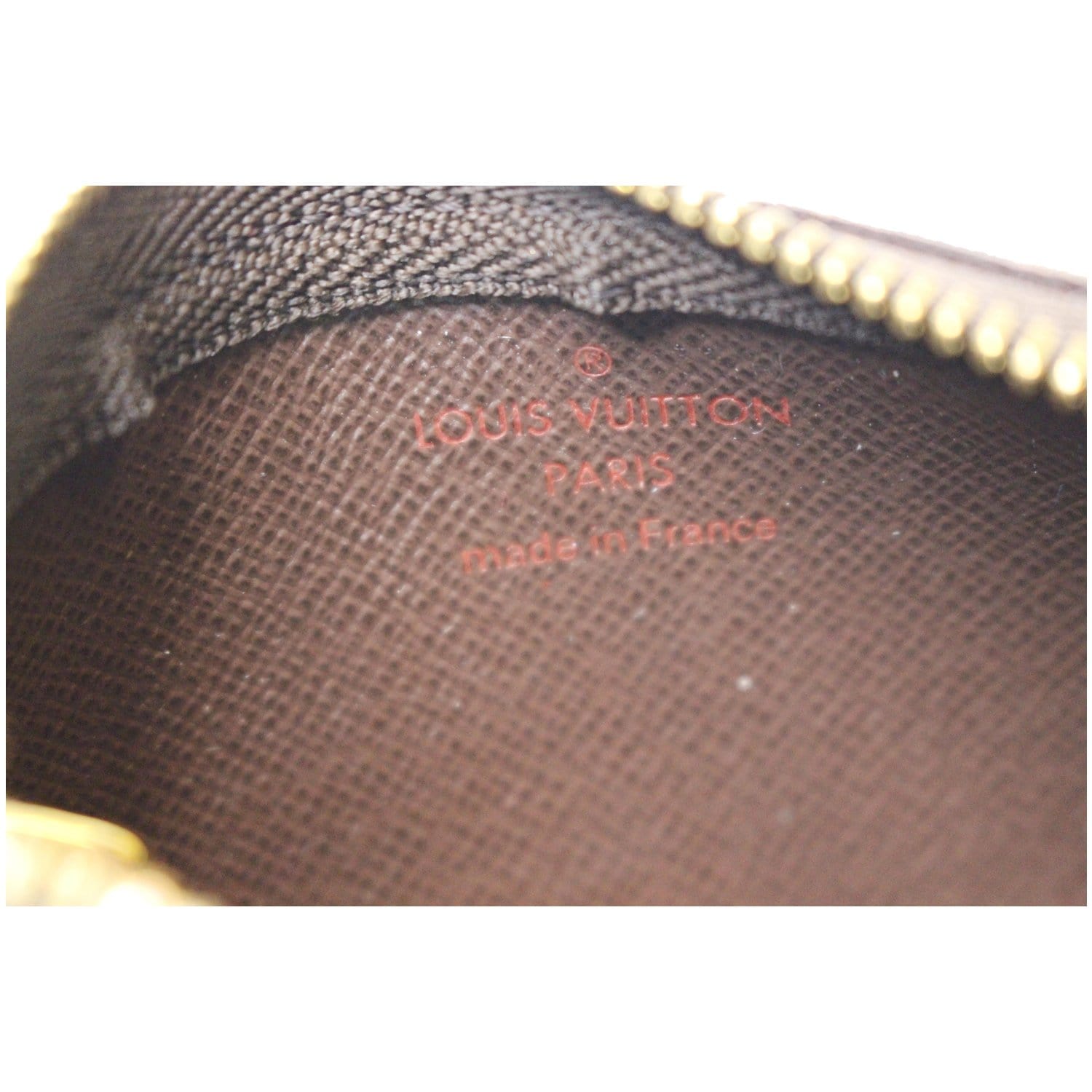 Louis Vuitton // Brown Damier Ebene Coin Pouch Wristlet – VSP