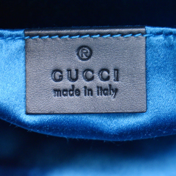 GUCCI Ophidia GG Small Suede Shoulder Bag Black 499621