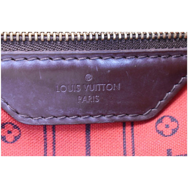 Louis Vuitton Neverfull GM Damier Ebene handbag PARIS