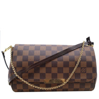 LOUIS VUITTON  Favorite PM Damier Ebene Crossbody Bag Brown