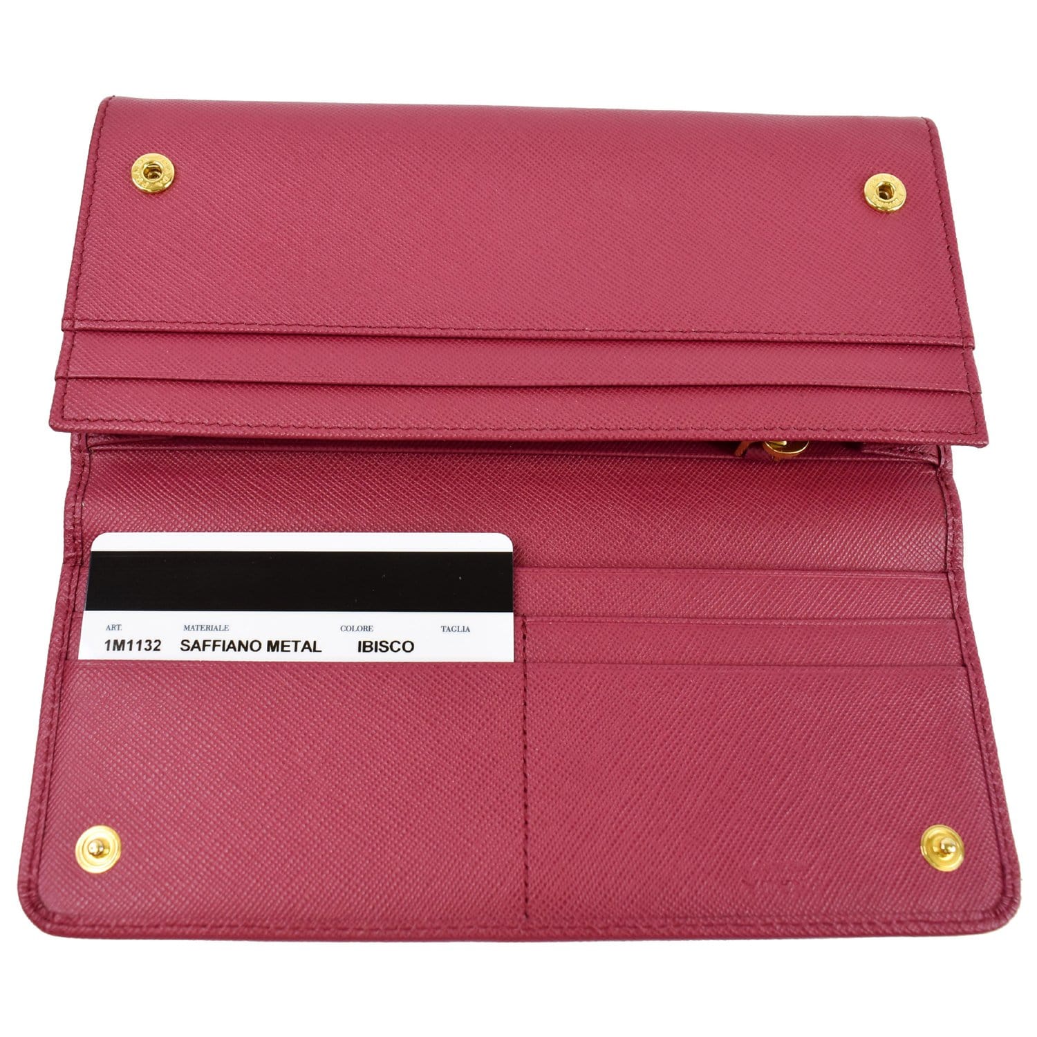 A6 Lizard Leather Binder Wallet Pink