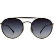RAY-BAN RB3614N-9140/0S Demi Gloss Gold Sunglasses Clear Blue Gradient Lens