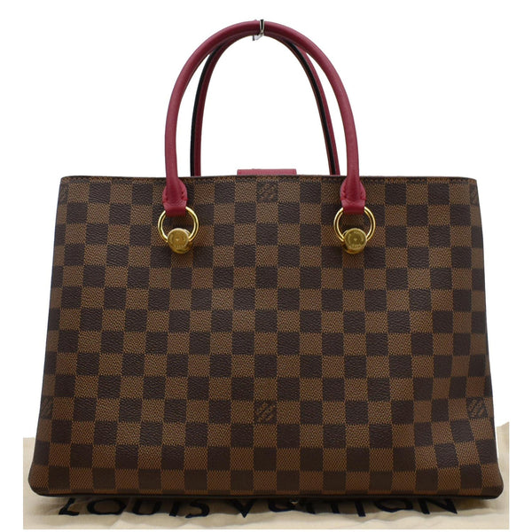 LOUIS VUITTON LV Riverside Damier Ebene Shoulder Bag Brown