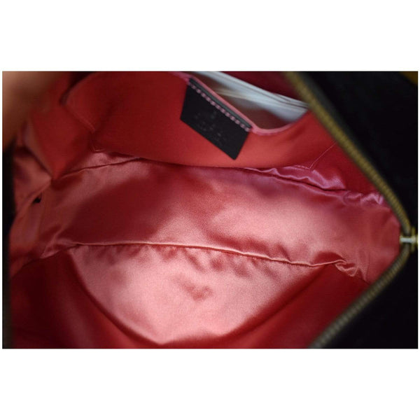 Gucci GG Marmont Small Velvet Shoulder Bag - red interior canvas |  DDH