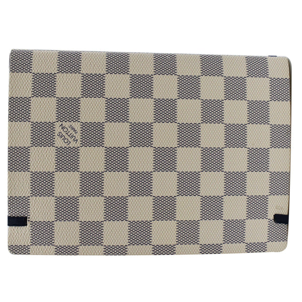 LOUIS VUITTON Damier Azur Flower Gustave Notebook White