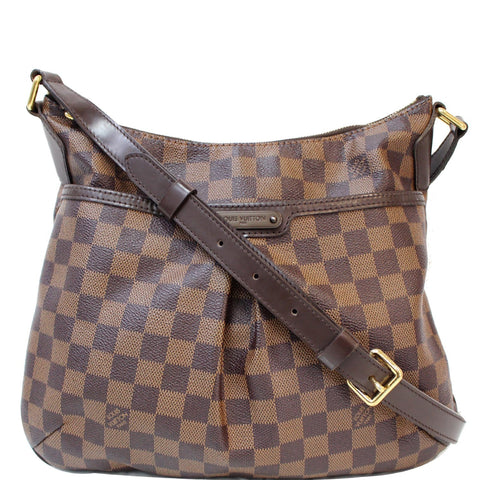 LOUIS VUITTON Bloomsbury PM Damier Ebene Crossbody Bag Brown