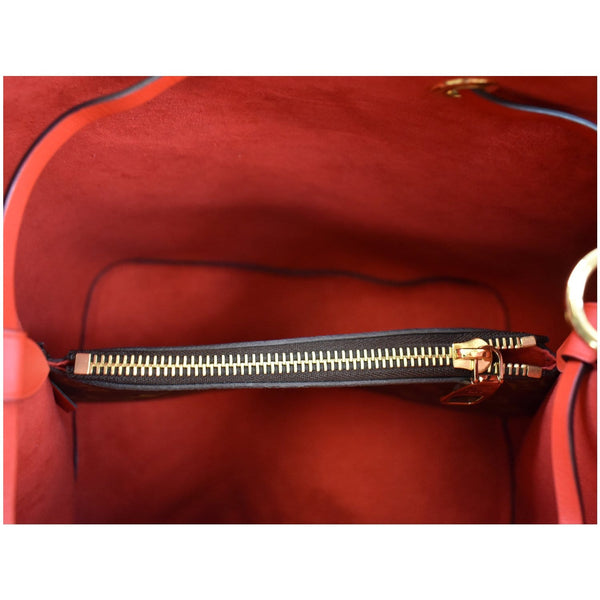 Louis Vuitton Neonoe Monogram Canvas Shoulder Bag red interior
