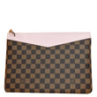 LOUIS VUITTON Daily Pouch Monogram Canvas Clutch Bag Rose Poudre