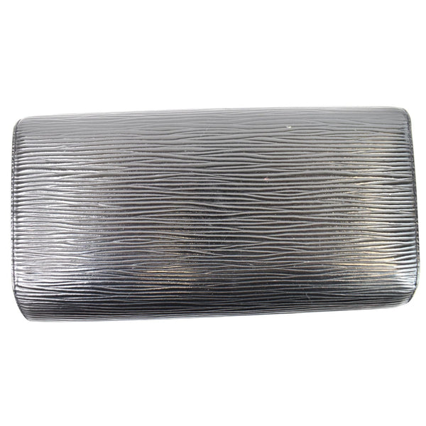 LOUIS VUITTON Porte-Tresor Epi Leather International Wallet Black