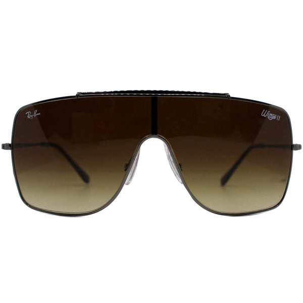 RAY-BAN RB3697 004/13 Wings II Sunglasses Brown Gradient Lens