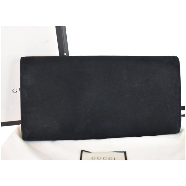Gucci Dionysus Small Velvet Clutch Bag Black 425250 - plain backside