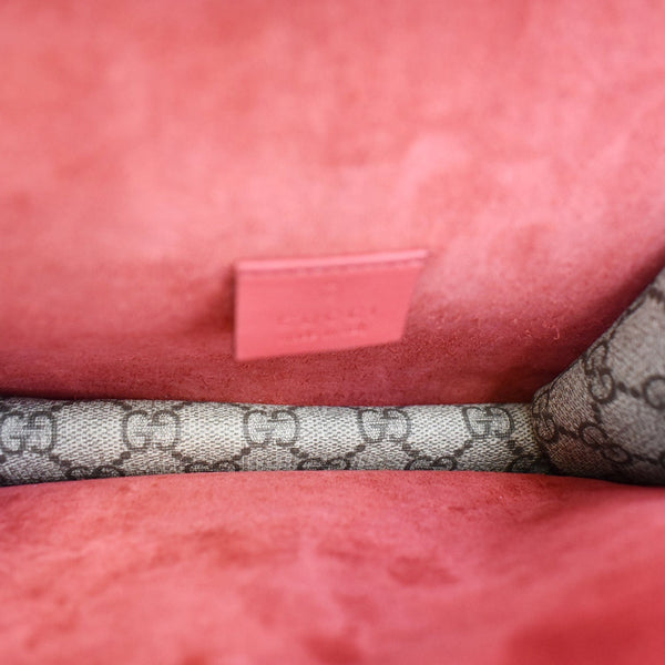 Gucci Dionysus Mini GG Supreme Canvas Crossbody Bag Beige