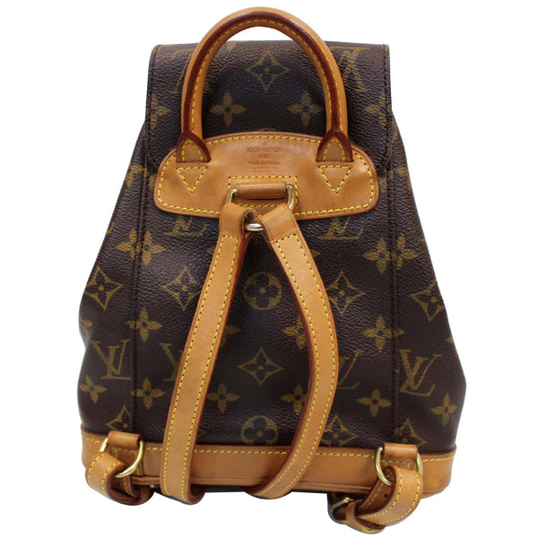 Louis Vuitton Mini Montsouris Monogram Canvas Backpack front view