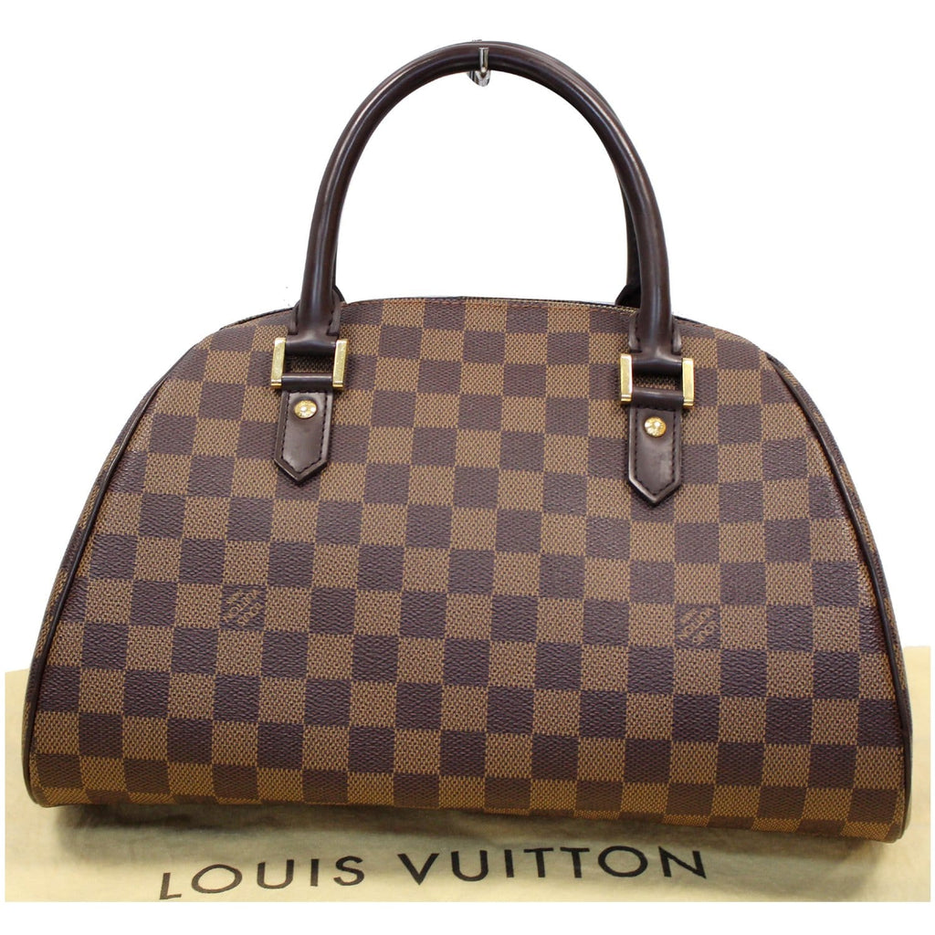 Louis Vuitton Ribera MM Damier Ebene Shoulder Tote Bag