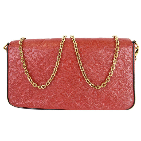 Louis Vuitton Pochette Felicie Monogram Empreinte Pouch - backside view
