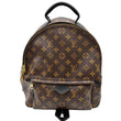 LOUIS VUITTON Palm Springs MM Monogram Canvas Backpack Bag Brown