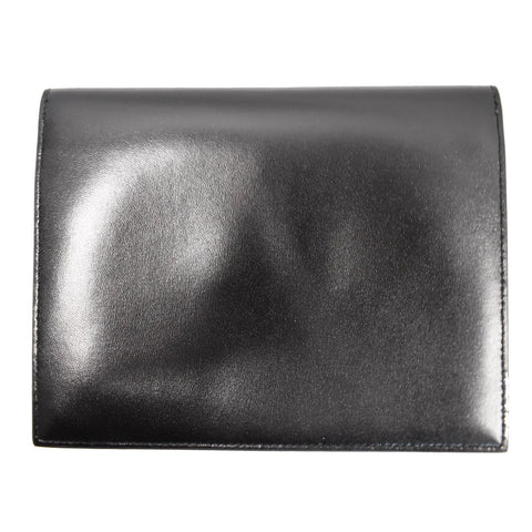 YVES SAINT LAURENT Uptown Large Envelope Leather Pouch Black