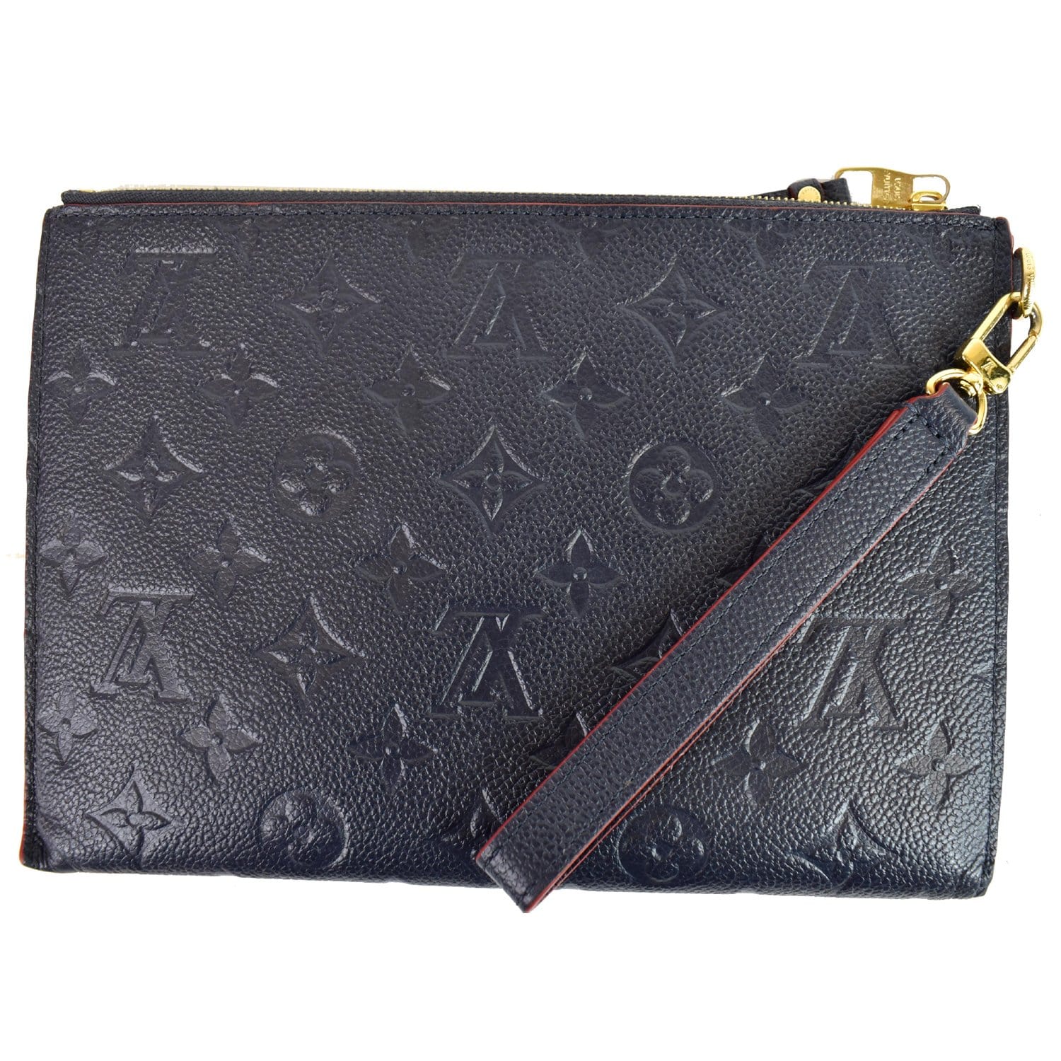 lv black clutch purse