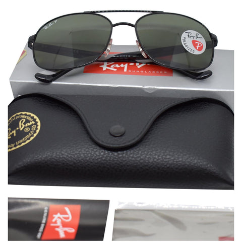 Ray-Ban RB3593 002/9A Men Sunglasses Green Classic G-15 Polarized Lens