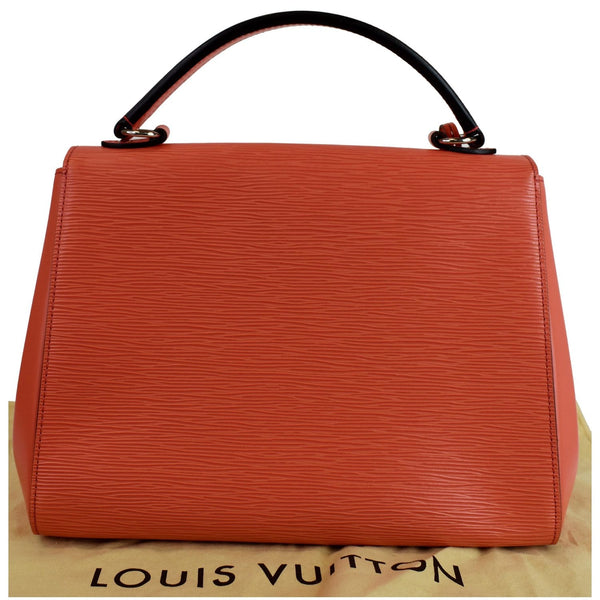 Louis Vuitton Cluny MM Epi Leather Satchel Bag Coral - top up look