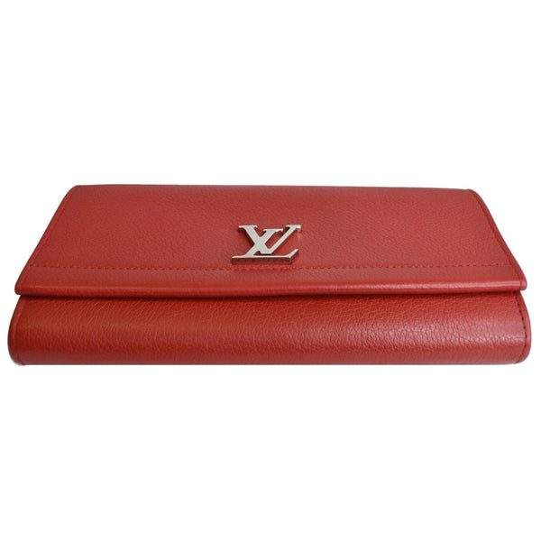 Louis Vuitton Lockme II Wallet with Lv logo