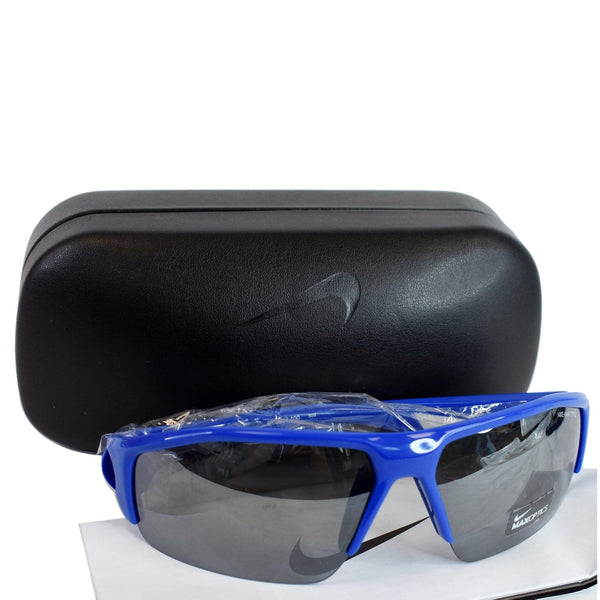 NIKE Skylon Ace EV0857 400 Unisex Blue Sunglasses Grey Lens