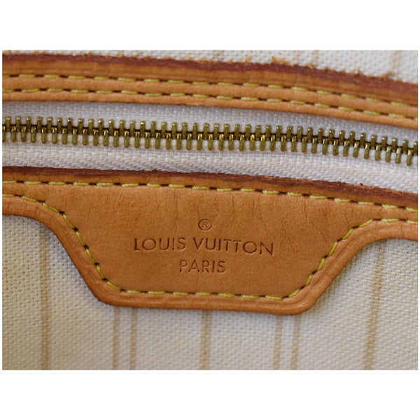 Louis Vuitton Neverfull MM Damier Azur Shoulder Bag - PARIS