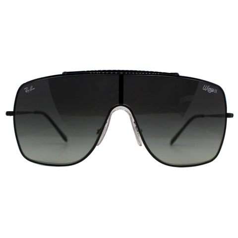 RAY-BAN RB3697 002/11 Wings II Sunglasses Dark Grey Gradient Lens