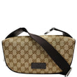 GUCCI Waist Pouch GG Canvas Belt Bag Beige 630915